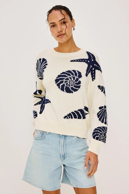 Zoey Sweater-Seashell