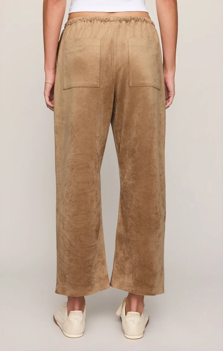 Drift Suede Pant-Light Sand