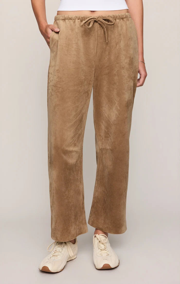 Drift Suede Pant-Light Sand