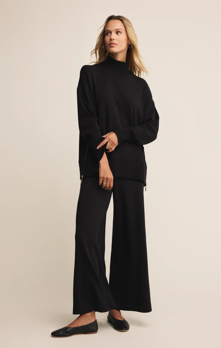 Sable Mock Neck Sweatshirt