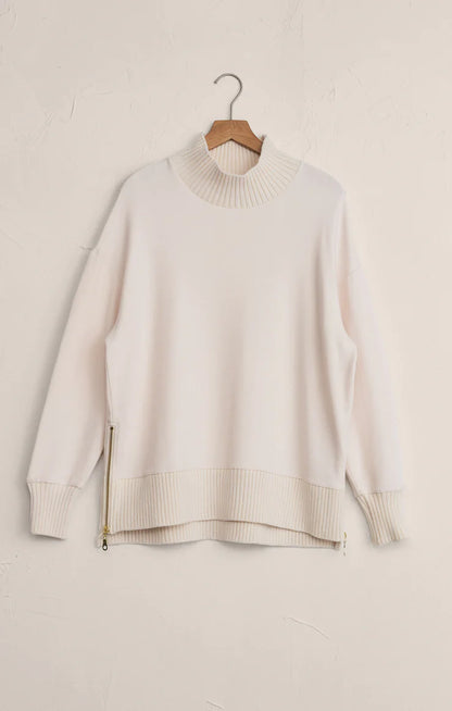 Sable Mock Neck Sweatshirt