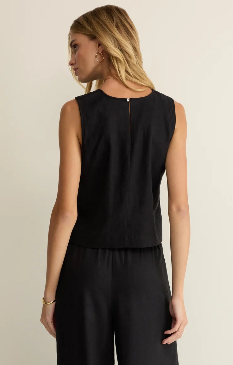 Sloane Linen Top-
