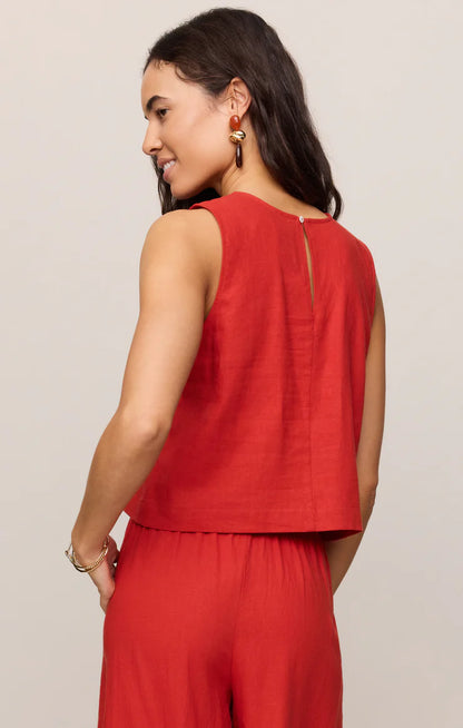 Sloane Linen Top-