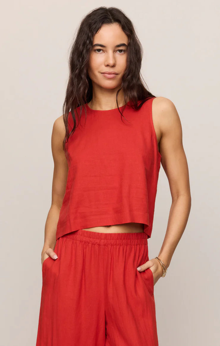 Sloane Linen Top-