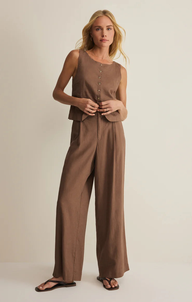 Roman Linen Vest-PAS