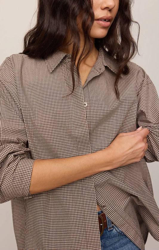 On Duty Gingham Btn Up