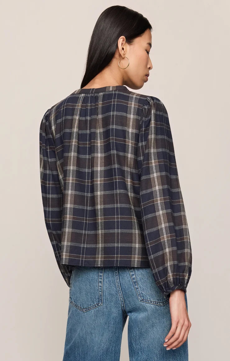 Autmn Plaid Blouse-ECP