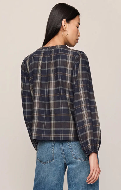 Autmn Plaid Blouse-ECP