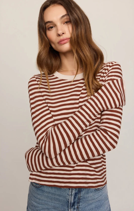 Junie L/S Stripe-DAR