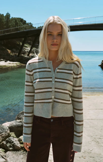 Medina Stripe Cardi-AQC