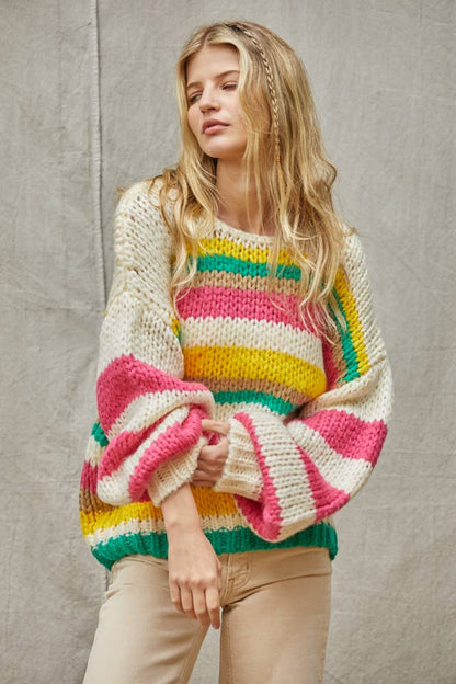 MONTE STRIPED SWEATER