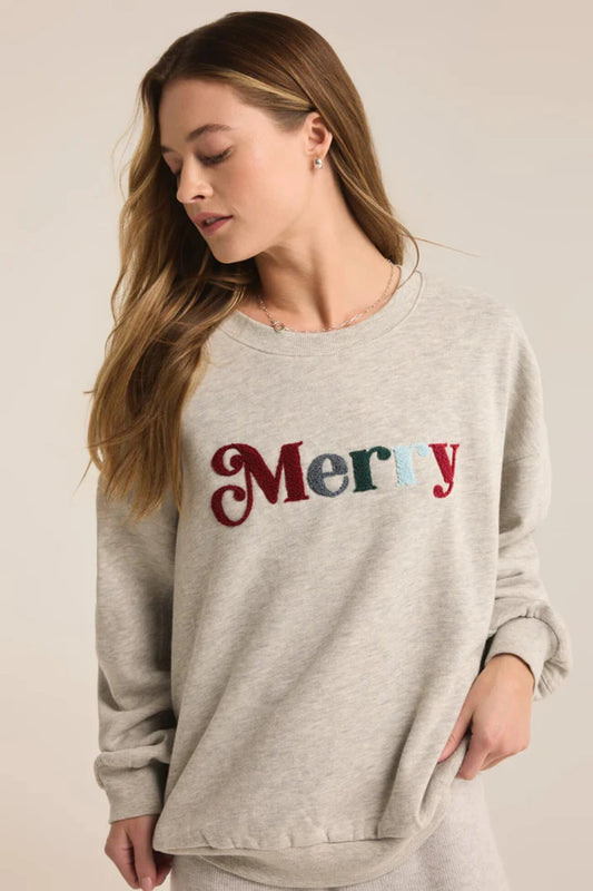 Merry Fleece Sweatshirt