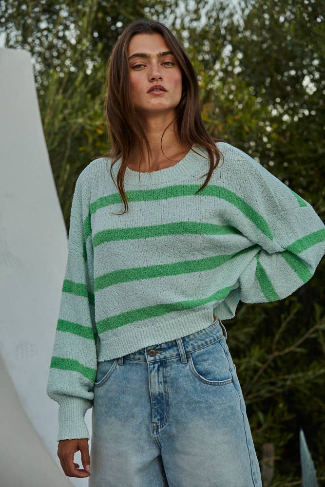 Striped Crewneck