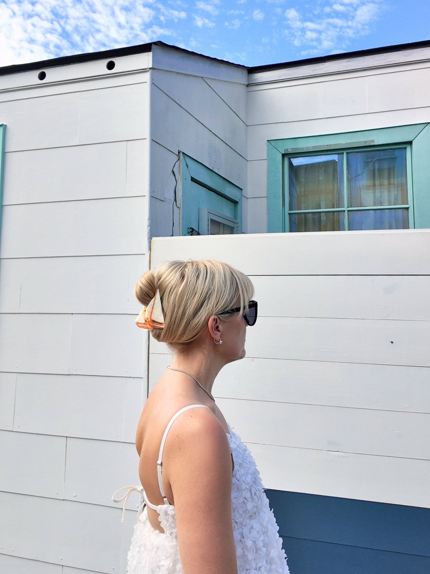 Hand-painted Sailboat Claw Hair Clip | Eco-Friendly