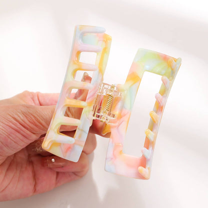 Pastel Watercolor Claw Clips