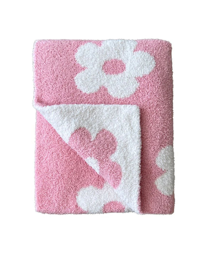 Daisy Fuzzy Blanket - More Colors