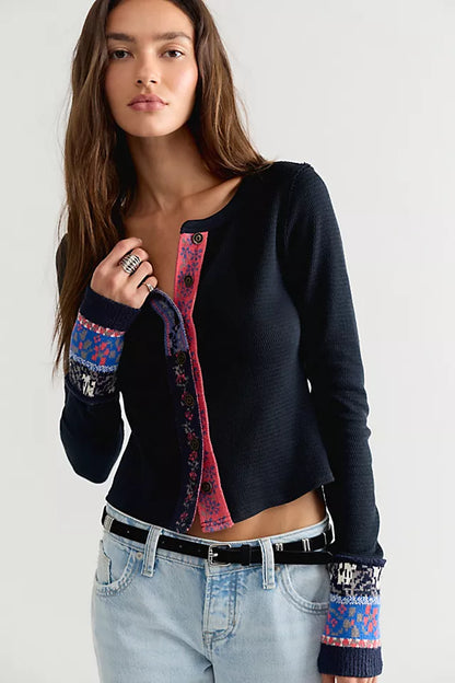 NOA Cardigan charcoal