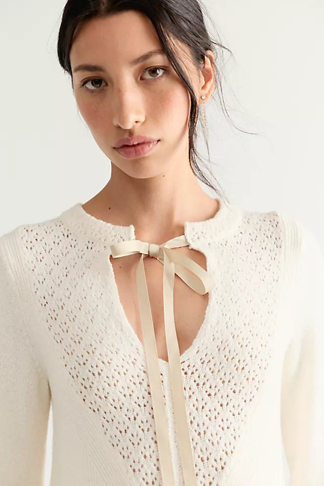 Sweater Dress-Ivory