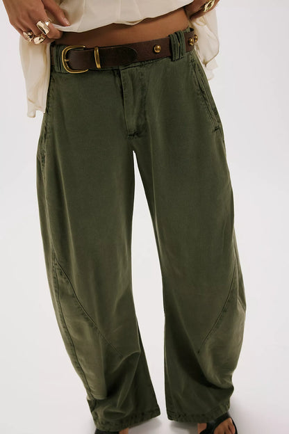 Spotlight Trousers-Olive