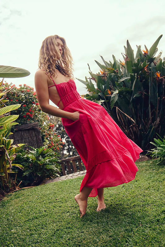 Taking Sides Maxi Dress