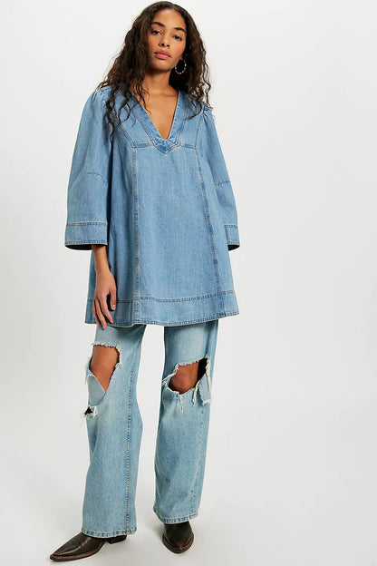 Goldie Balloon Sleeve-more colors