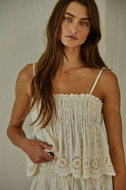 Eyelet  Top