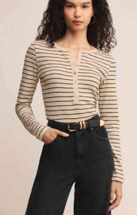 Eve Stripe Henley
