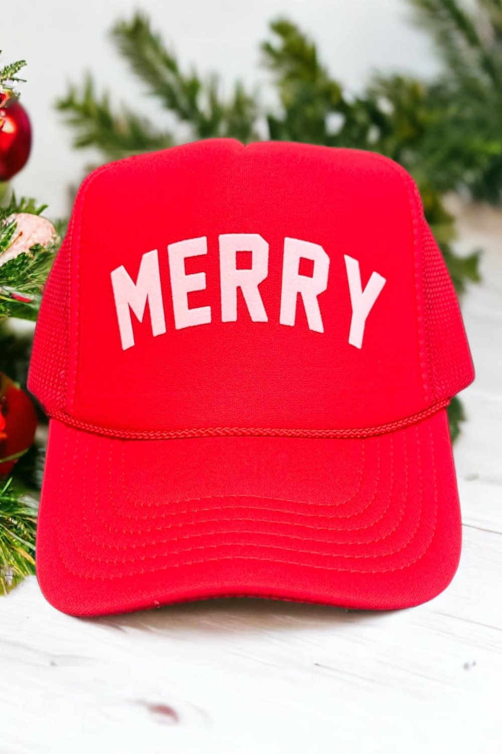 MERRY Red Trucker