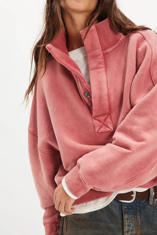 Timeless Pullover-Salsa