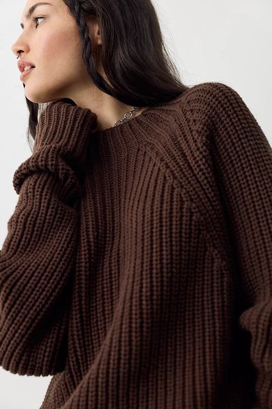 Low Tide Pullover -Choco