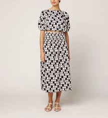 【I AM MARI】24SS★ Clive Tweed Midi Skirt Skirts – CASH and CLIVE