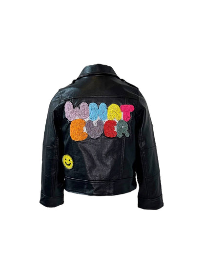 Whatever Bead Leather Jacket