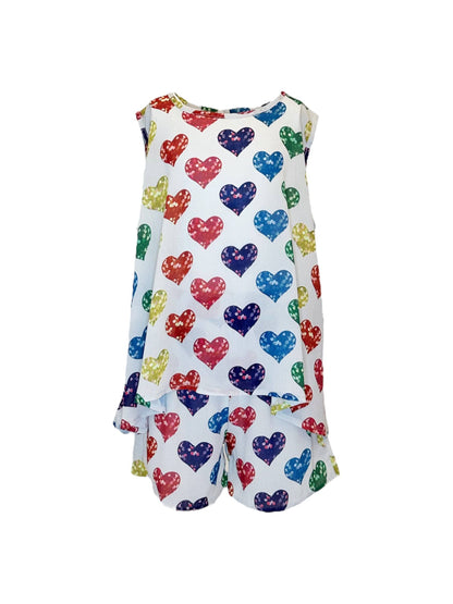 Millions of Hearts Rainbow Tank Set