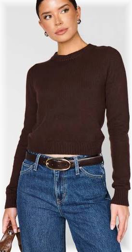 Tuck in Sweater-Mocha