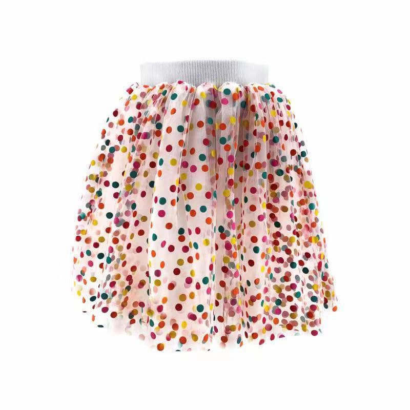 Rainbow Confetti Tutu Skirt