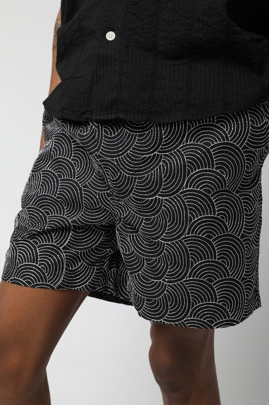 Mind Spin Drawstring Shorts