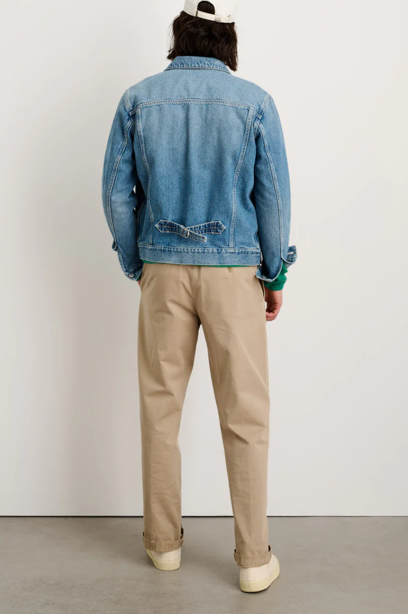 Fashion Men Denim Jacket Jeans Two Piece Set Autumn Slim Fit Matching Sets  Casual Streetwear Winter