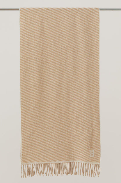 Wool Scarf with Cashmere