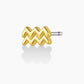 Zodiac Charm Stud - Aquarius