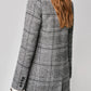 Oversized Notched Lapel Blazer