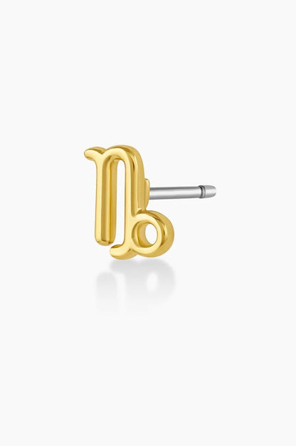 Zodiac Charm Stud - Capricorn