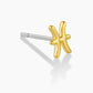 Zodiac Charm Stud - Pisces